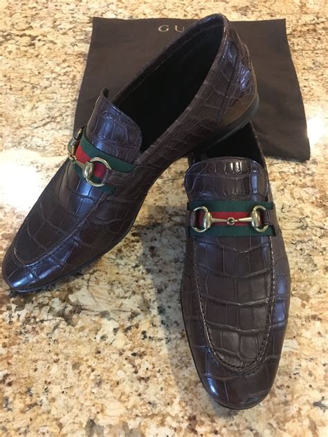 crocodile gucci shoes|Gucci shoes with diamonds.